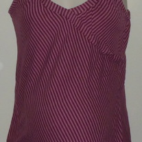 Pink Stripe Spagetti Strap Top-Old Navy Maternity Size XS  CLTE1