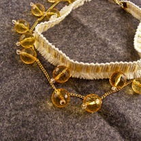 Lemon Yellow two strand Necklace