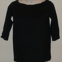 Black Wide Neck Top-Old Navy Maternity Size Small  CLTE2
