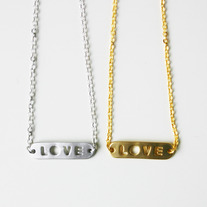 Love Banner Necklace