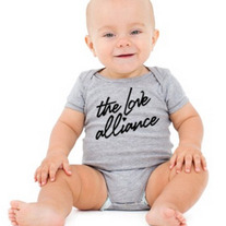 Grey Logo Onesie