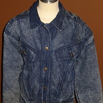 Denim Bomber Jacket Size S
