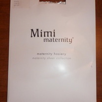 Black Maternity Hosiery-Mimi Maternity Size A
