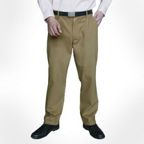 Men's Full Cotton Casual Pants-Khaki