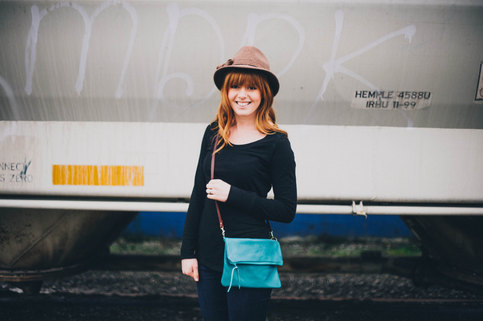 jade green leather crossbody bag // emerald foldover clutch by rouge and whimsy