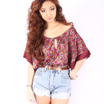 floral blouse 