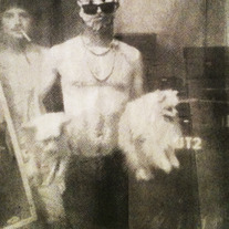 Two Cool Cats. Two Gay Dogs. photo lithograph. One of a kind!!!