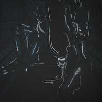 Alien Screenprint (2 - Color) 