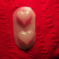 2 rounded hearts
