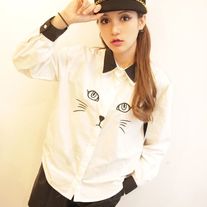 Camisa Gato / Cat Blouse 2WH059