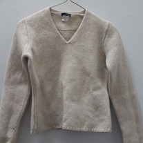 Cropped knit sweater