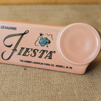 Hard-to-Find Fiesta Ware Shelf Display Sign