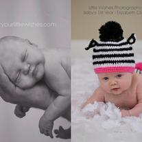 On Sale PLUS Free Shipping Handmade  Zebra Newborn to 6mos Crochet Beanie Hat For Girls or Boys