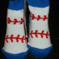 Baseball Socks-NEW-Mudpie Size 0-12 Months