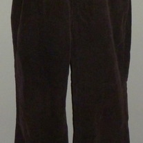 Chocolate Brown Corduroy Pants-New Addition Maternity Size Large