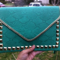 Green Clutch/Purse 
