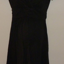 Short Sleeve Black Dress-Old Navy Maternity Size XS
