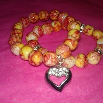 Heart's Bracelets Stack (Little Diva Collection) 