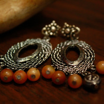 Silver and Aventurine Post Earrings