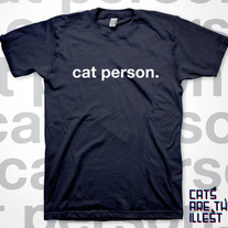 Cat Person (Men's Navy)