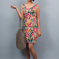 Vibrant Blossom Dress