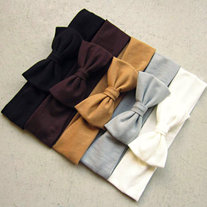Neutral Bow Headband