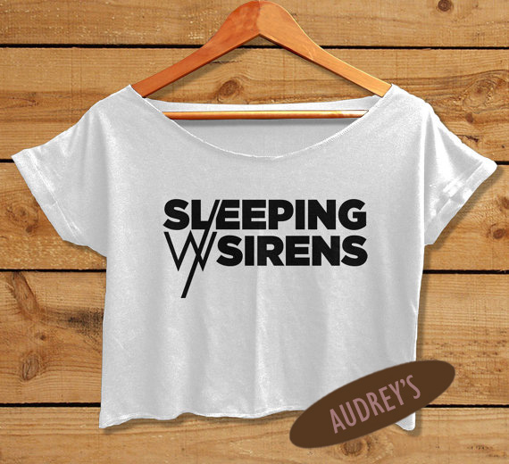 Sleeping With Sirens shirt FEEL crop top tshirt women crop tee all size