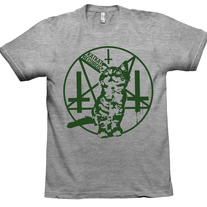 Kat Kat Records - Grey Logo Shirt