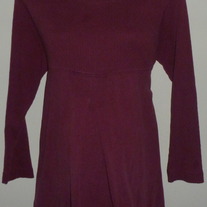 Dark Purple Long Sleeve Top-New Addition Maternity Size Large