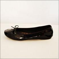 Black Patent Leather Flats