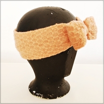 Peach Knit Headband 