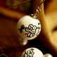 Black and White Porcelain Blossom Earrings - Thumbnail 2