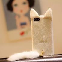 IPHONE 4 & 5 FLUFFY CAT CASE