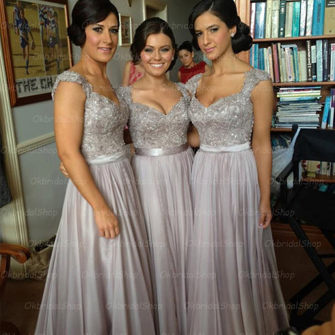 Cap Sleeve Bridesmaid Dresses