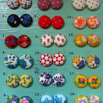 Button Earrings