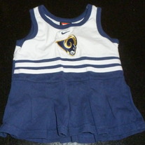 St Louis Rams Nike Cheerleading Outfit-Size 12 Months