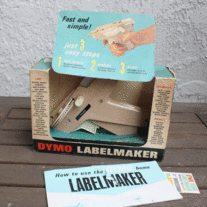 Dymo 1960s Labelmaker with Original Box