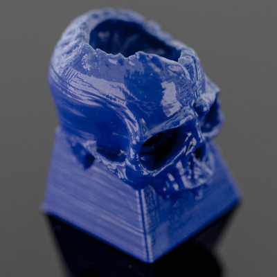 Navy skull keycap