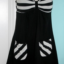 Retro Striped Dress