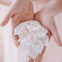 Oversized Leaf Comb - 2013 bridal collection