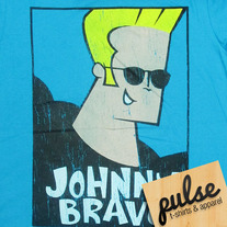 Johnny Bravo Blue Unisex T-Shirt