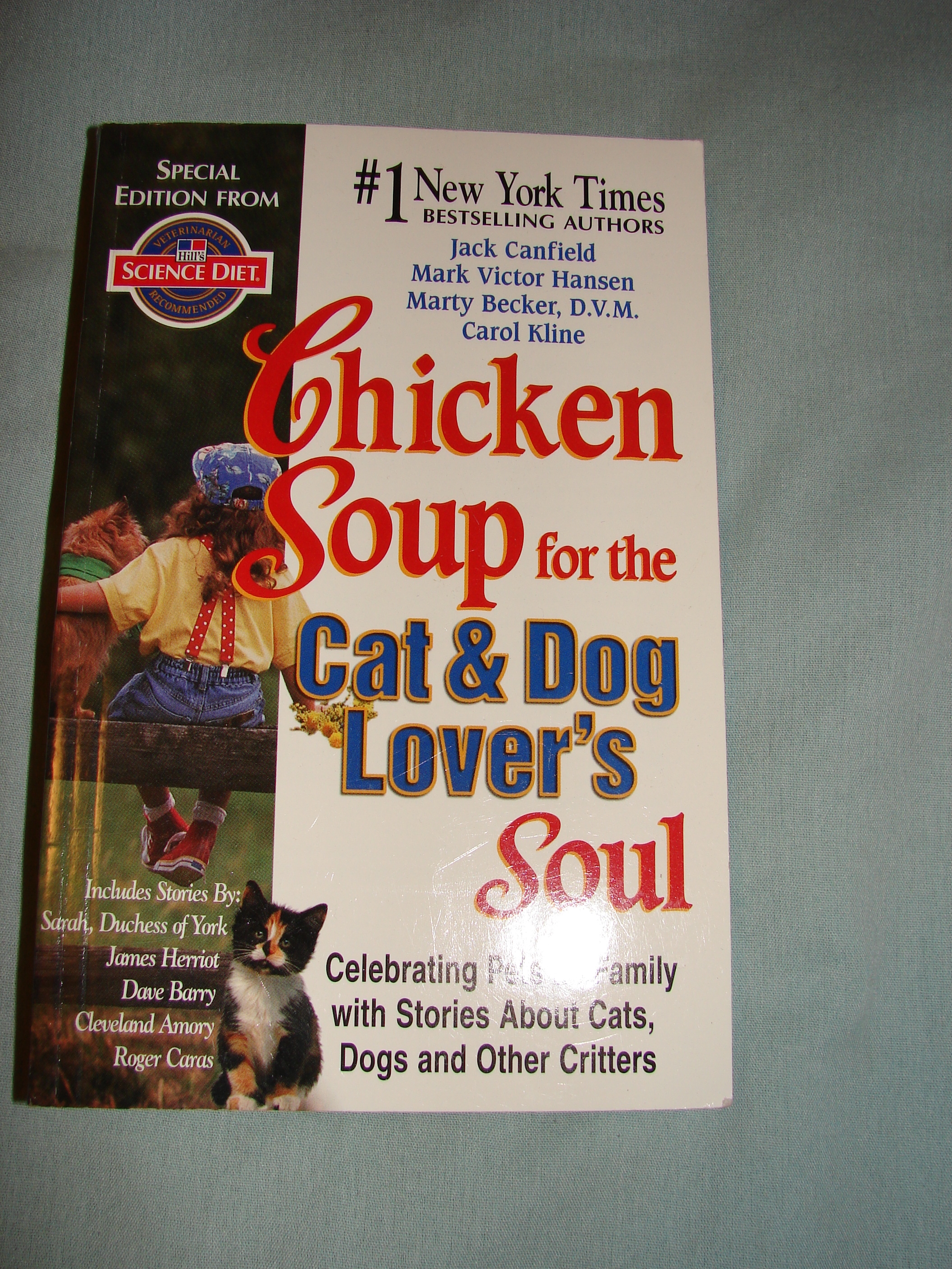 Chicken Soup for the Cat & Dog Lovers Soul Special Edition Hill's Science Diet on Storenvy
