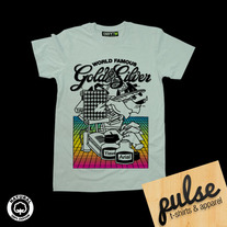 Gold & Silver 100% Cotton