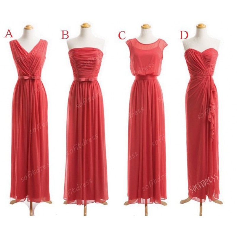 Coral Bridesmaid Dresses