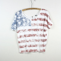 American Flag Rustic Tee (Brand New)