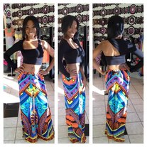 Black One Sleeve Crop Top