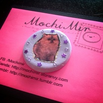 GlitterHellCats - Brooch (Nancy)