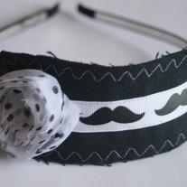 "I Mustache You a Question!" Lite headband