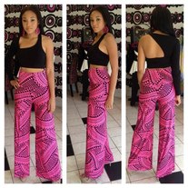 Hot Pink Tribal Pants