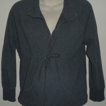 Gray Zip Up Jacket-Motherhood Maternity Size XL  CL413
